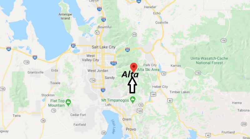 Where is Alta, Utah? What county is Alta Utah in