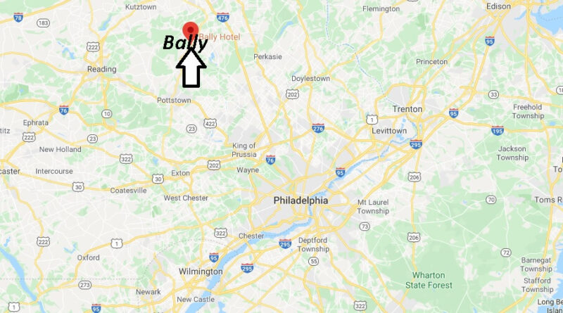 Where is Bally Pennsylvania? Where is zip code 19503