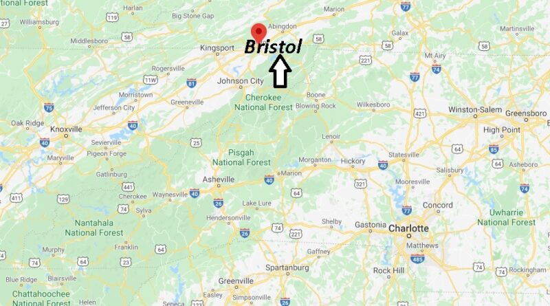 Where is Bristol, Virginia? What county is Bristol Virginia in