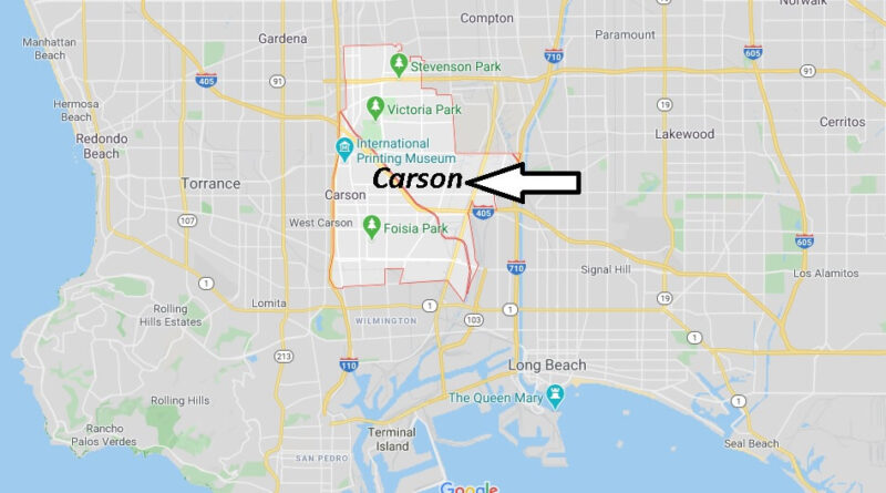 Where is Carson California? What county is Carson CA in