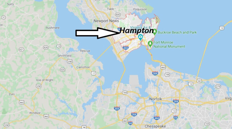 Where is Hampton, Virginia? What county is Hampton Virginia in