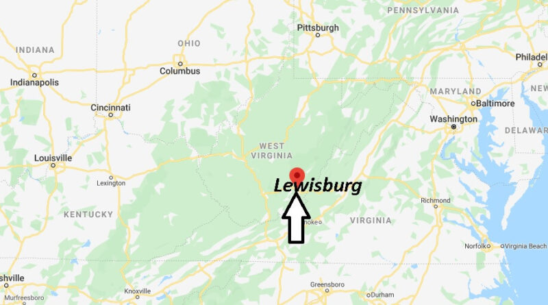Where is Lewisburg, West Virginia? What county is Lewisburg West Virginia in