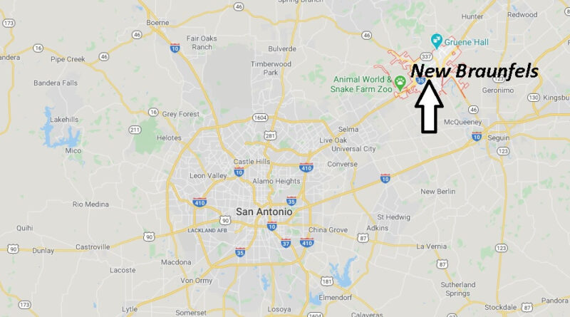Where is New Braunfels, Texas? What county is New Braunfels Texas in