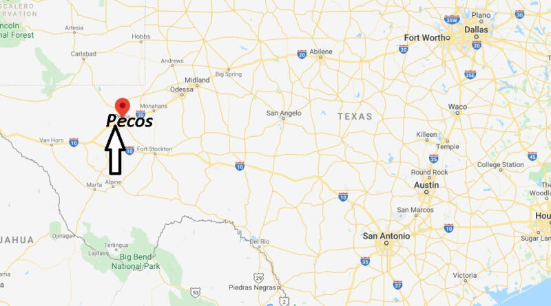 Where is Pecos, Texas? What county is Pecos Texas in