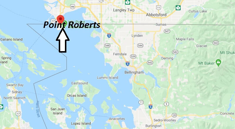 Where is Point Roberts, Washington? What county is Point Roberts Washington in