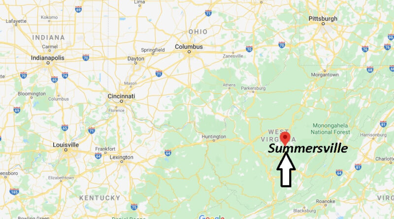 Where is Summersville, West Virginia? What county is Summersville West Virginia in