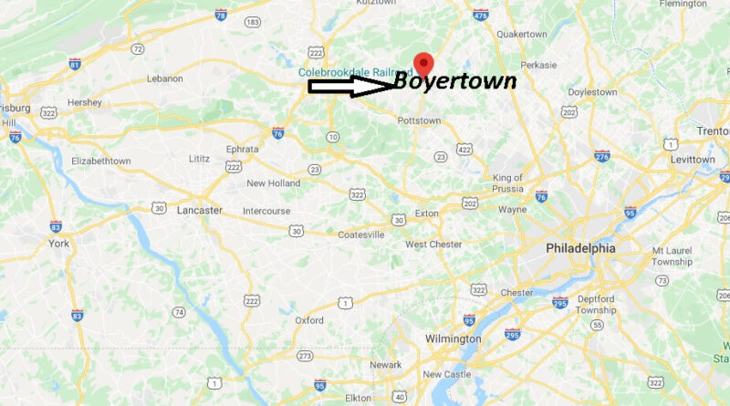 Where is Boyertown Pennsylvania? Where is zip code 19512