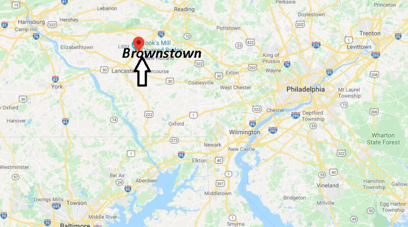 Where is Brownstown Pennsylvania? Where is zip code 17508