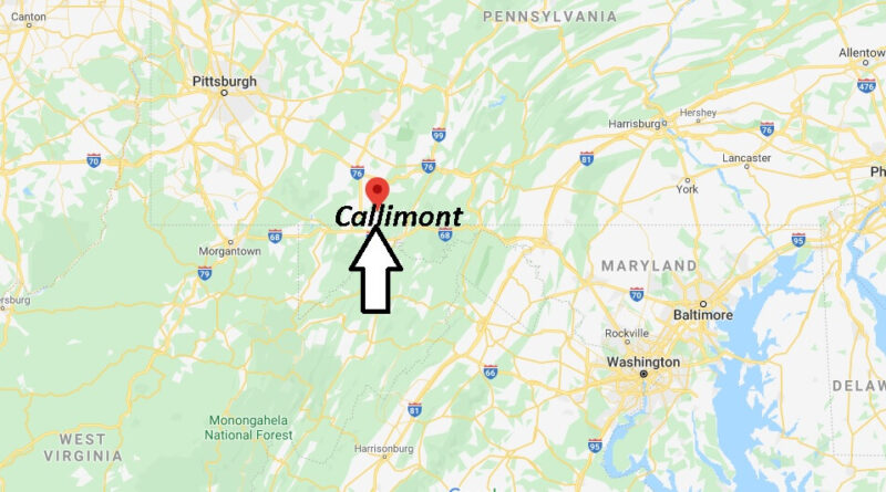 Where is Callimont Pennsylvania? Where is zip code 15552