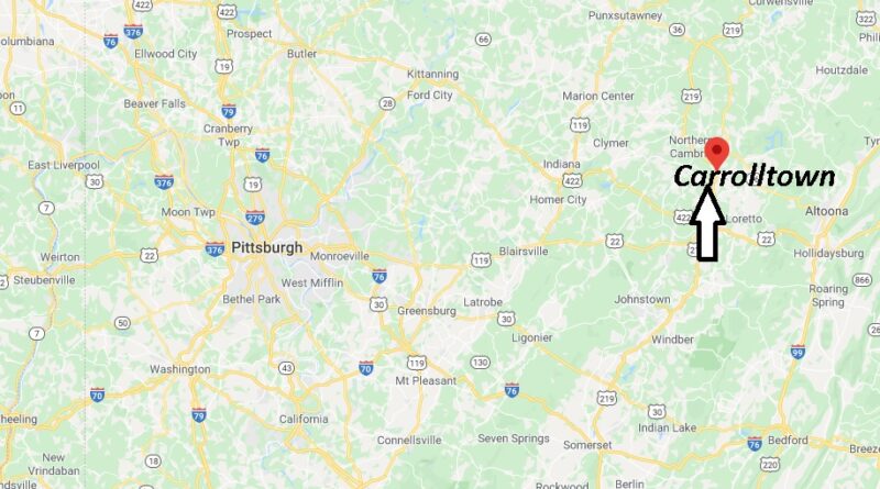Where is Carrolltown Pennsylvania? Zip code 15722