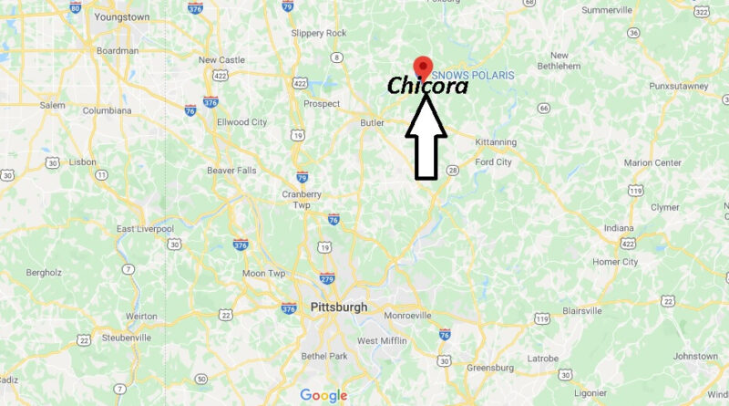 Where is Chicora Pennsylvania? Zip code 16025