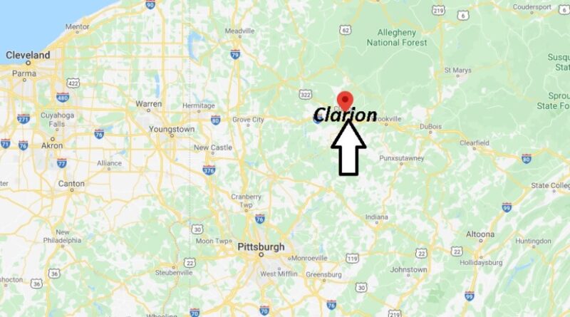Where is Clarion Pennsylvania? Zip code 16214