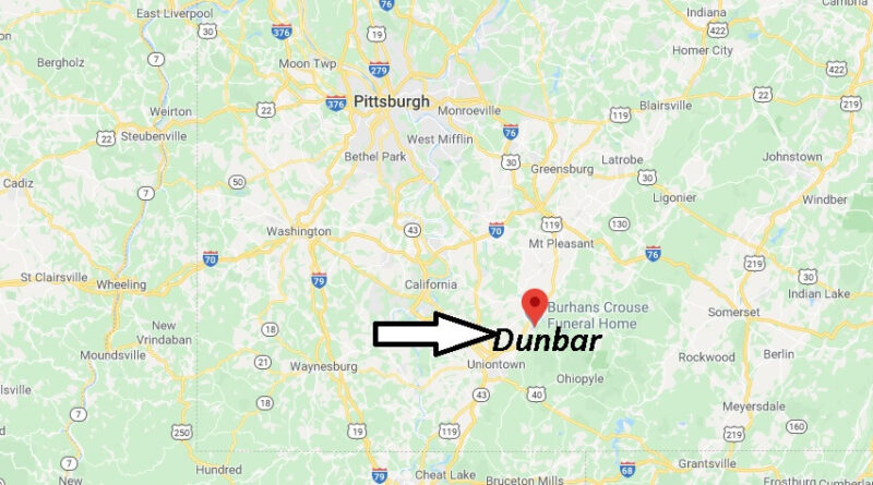 Where is Dunbar Pennsylvania? Zip code 15431