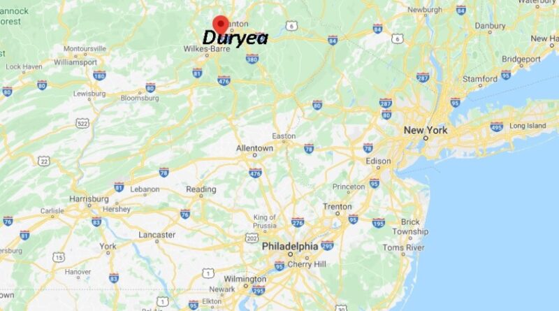 Where is Duryea Pennsylvania? Zip code 18642