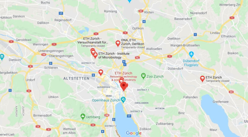 What is ETH Zurich known for | Where is Map