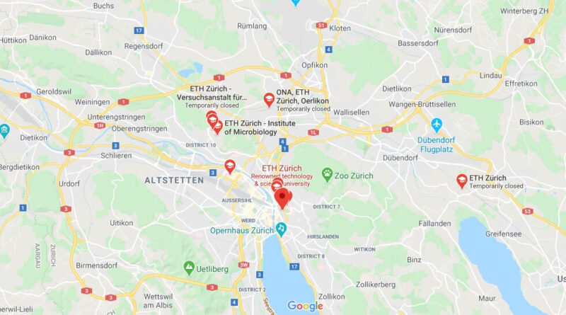 Where is ETH Zürich Located? What City is ETH Zürich in
