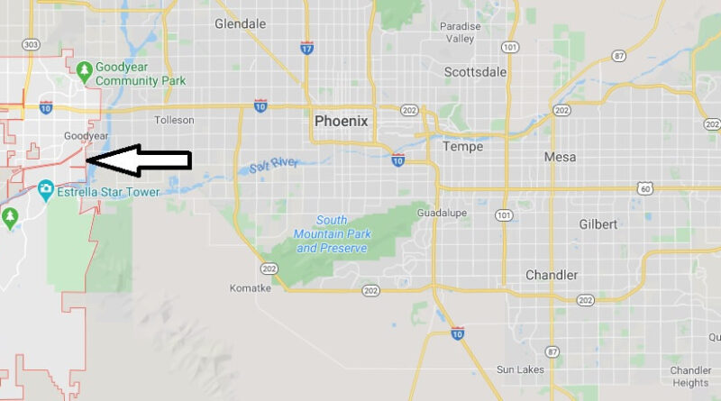 Where is Goodyear Arizona? What County is Goodyear in! ZIP code 85338