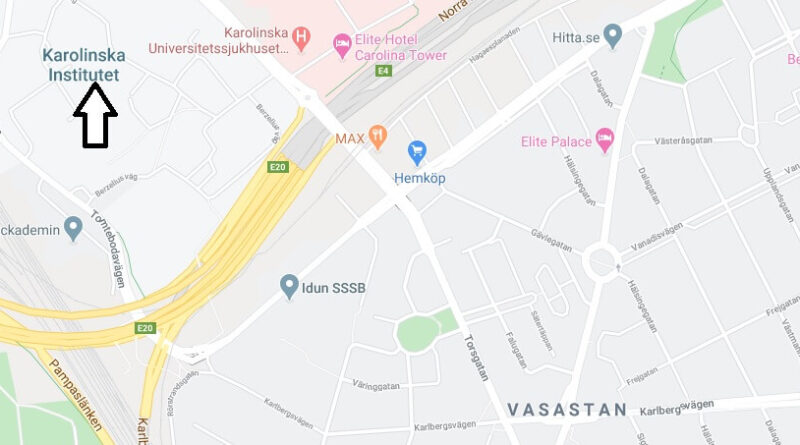 Where is Karolinska Institute Located? What City is Karolinska Institute in