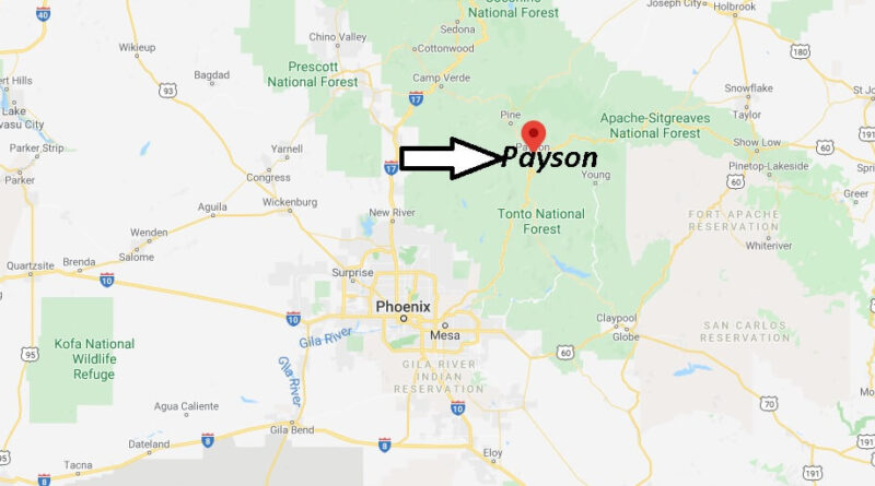 Where is Payson Arizona? What County is Payson in
