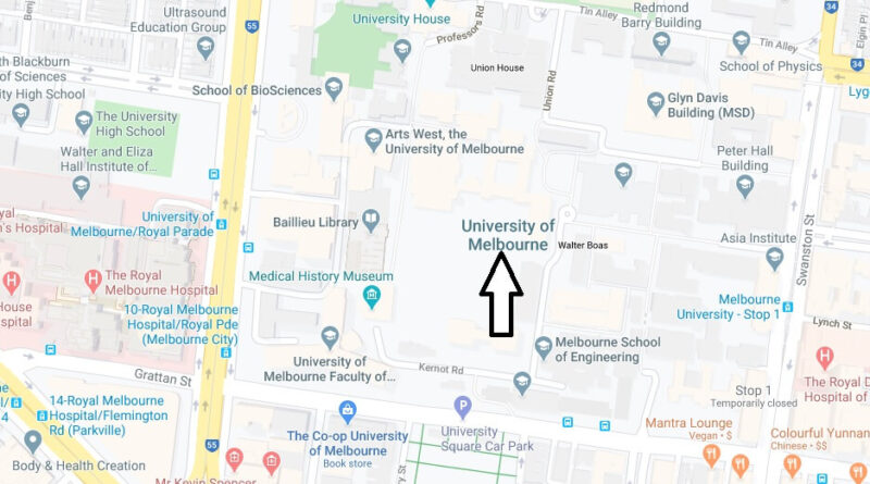 Where is University of Melbourne Located? What City is University of Melbourne in