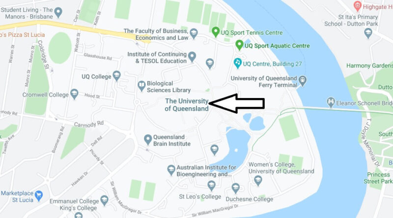 Where is University of Queensland Located? What City is University of Queensland in