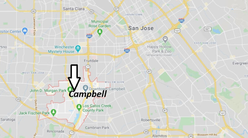Where is Campbell California? What County is Campbell in