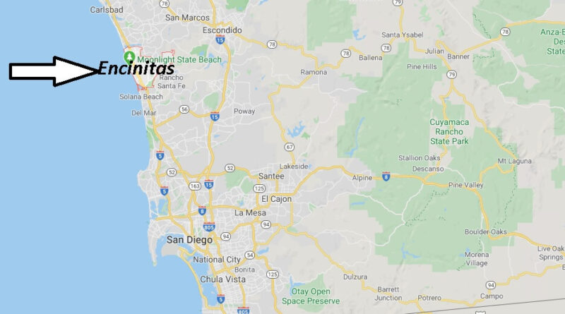 Where is Encinitas California? What County is Encinitas in