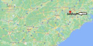 What county is Sanford North Carolina located in