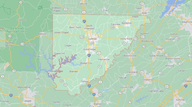 Where is Cullman County Located