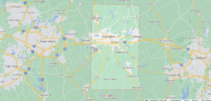 What cities are in Alamance County