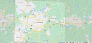 What cities are in Guilford County