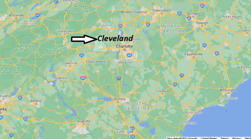 Where is Cleveland County North Carolina