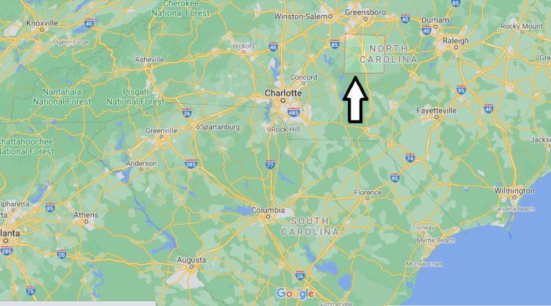 Where is Randolph County North Carolina
