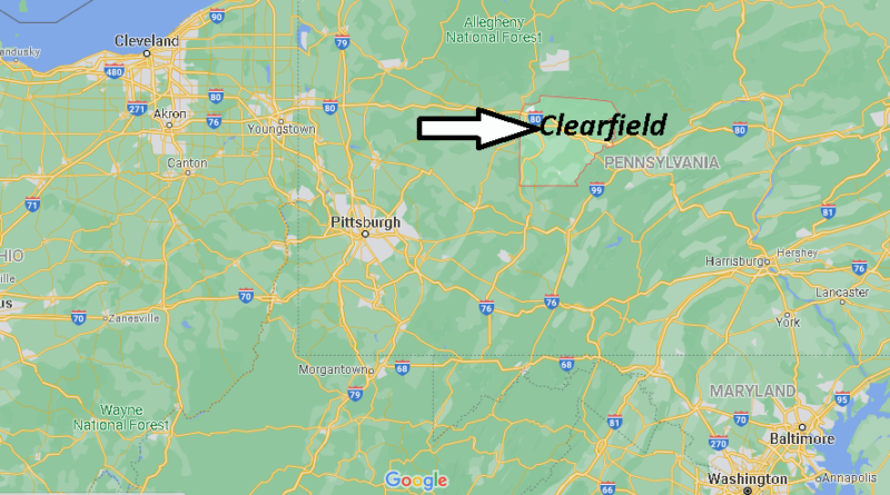 Where is Clearfield County Pennsylvania