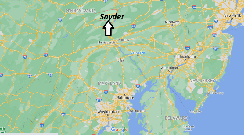 Where is Snyder County Pennsylvania
