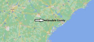 Allendale County Map
