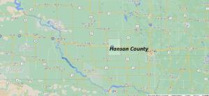 Hanson County Map