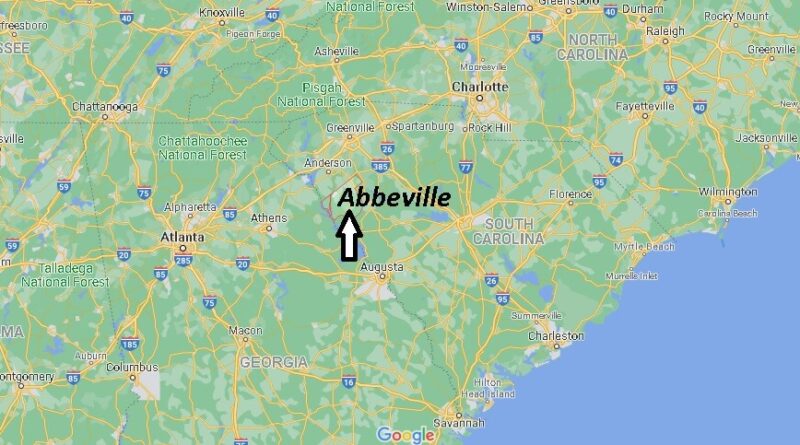 Where is Abbeville County South Carolina