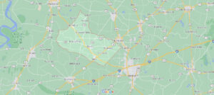 Crockett County Map
