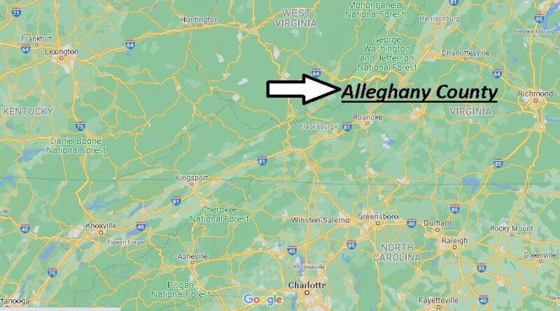 Where is Alleghany County Virginia