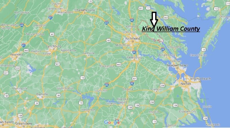 Where is King William County Virginia