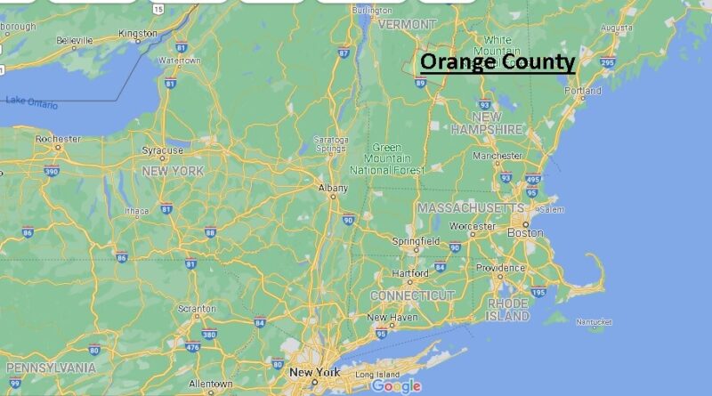 Where is Orange County Vermont