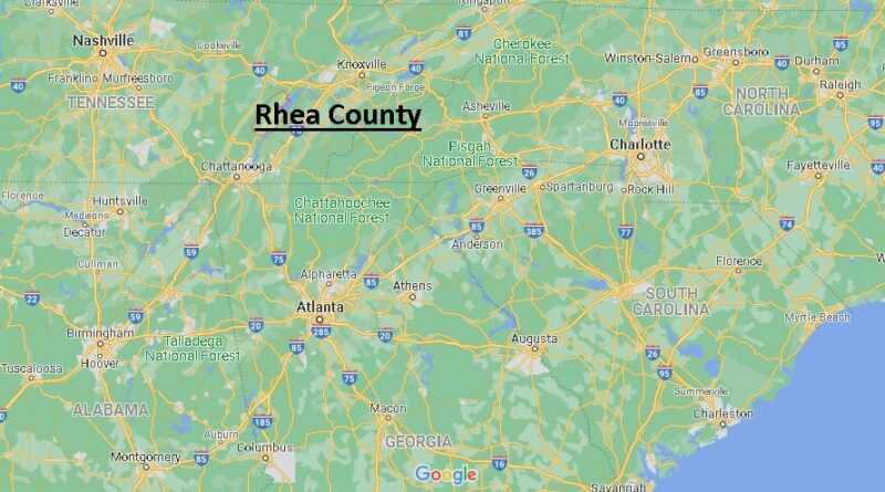 Where is Rhea County Tennessee