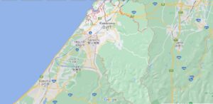 Map of Kanazawa