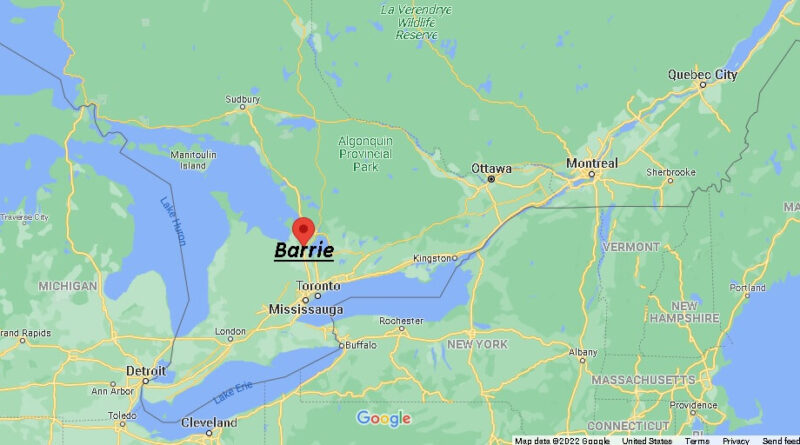 Where is Barrie, Canada