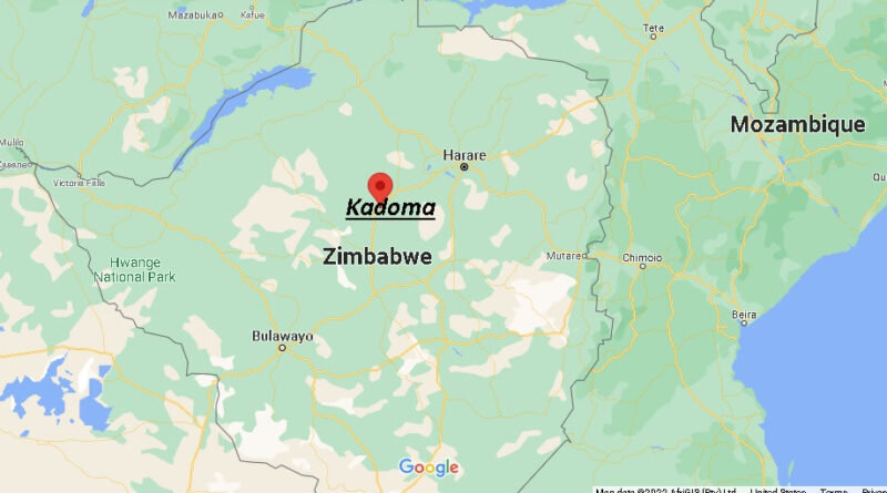 Where is Kadoma, Zimbabwe