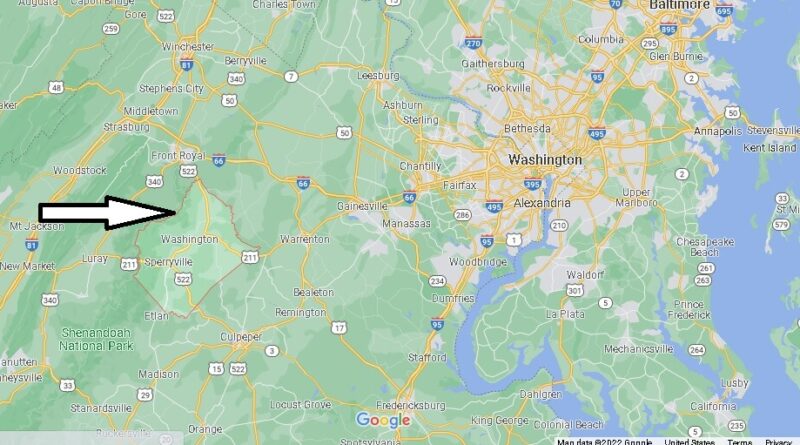 Where is Rappahannock County Virginia