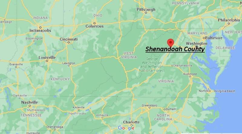 Where is Shenandoah County Virginia