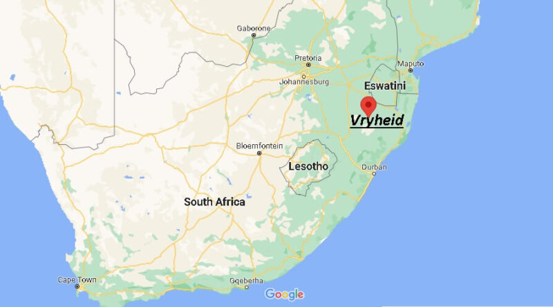 Where is Vryheid South Africa