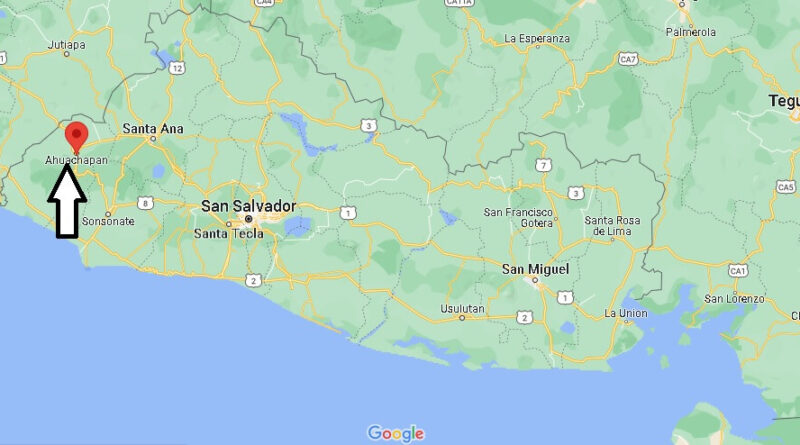 Where is Ahuachapán El Salvador